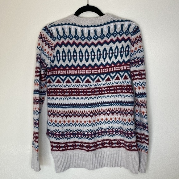 Abercrombie & Fitch winter crew neck sweater Sz small stretchy - Picture 5 of 5